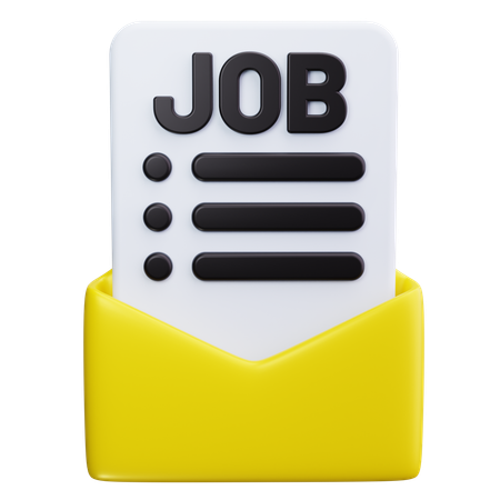 Job Offer  3D Icon