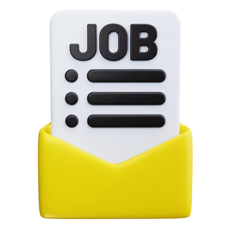 Job Offer  3D Icon