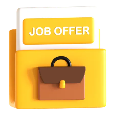 Job Offer Letter  3D Icon