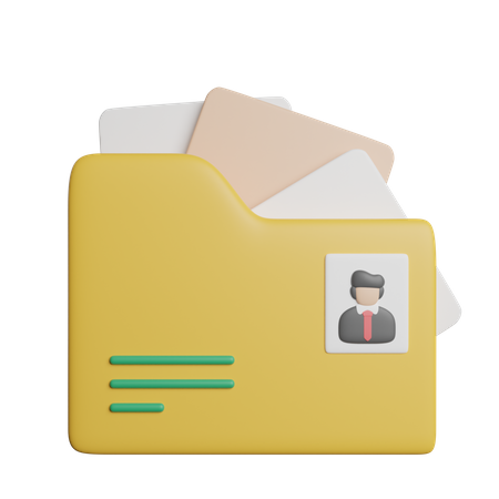 Job-Ordner  3D Icon