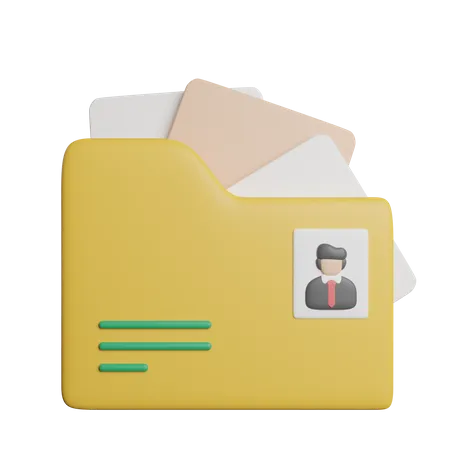 Job-Ordner  3D Icon