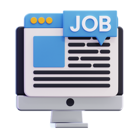 JOB POSTING  3D Icon