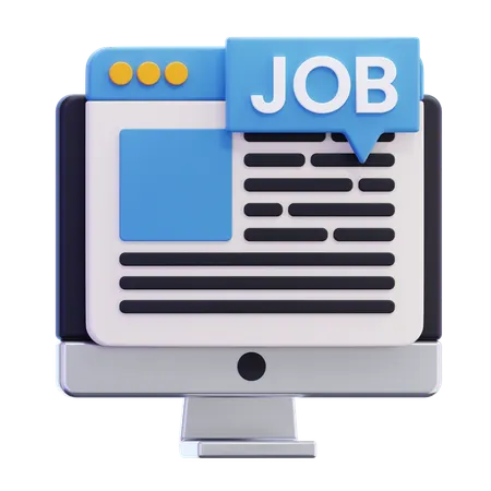 JOB POSTING  3D Icon