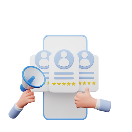 Job Recruitment Application  3D Icon