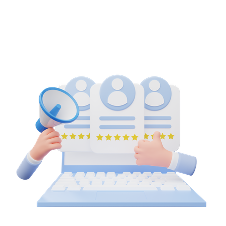 Job Recruitment Website  3D Icon
