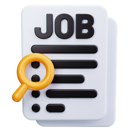 Job Search  3D Icon