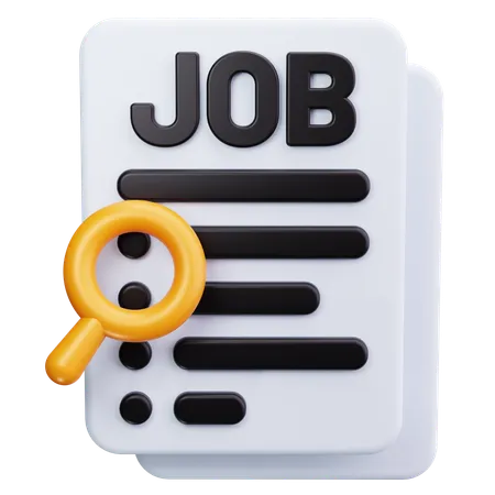 Job Search  3D Icon