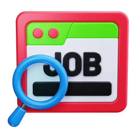 Job Search  3D Icon