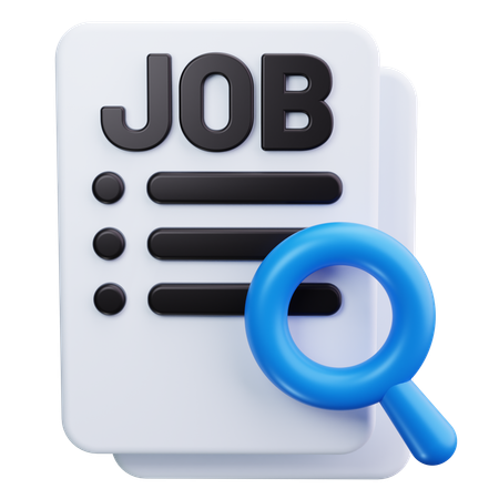 Job Search  3D Icon