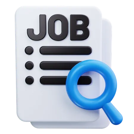 Job Search  3D Icon