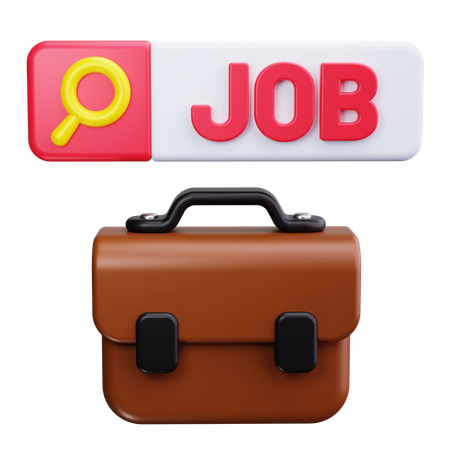 Job Search  3D Icon