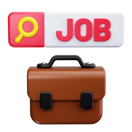 Job Search  3D Icon