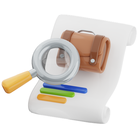 Job Search  3D Icon