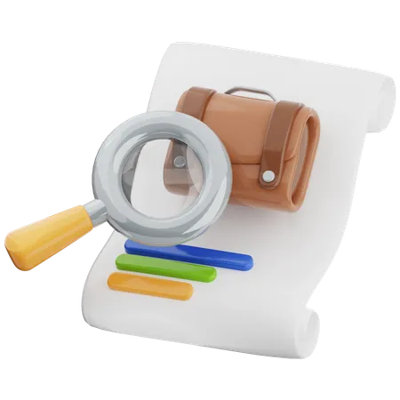 Job Search  3D Icon