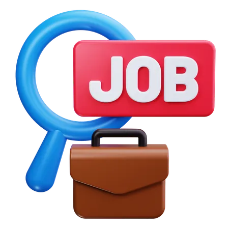 Job Search  3D Icon