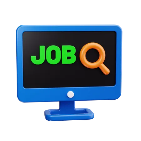 Job search  3D Icon