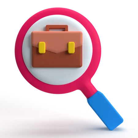 Job Search  3D Icon