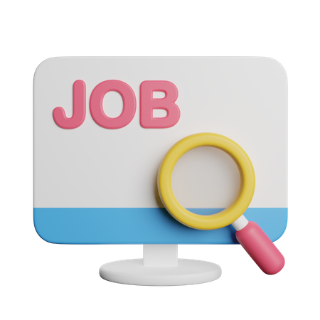 Job Search  3D Icon