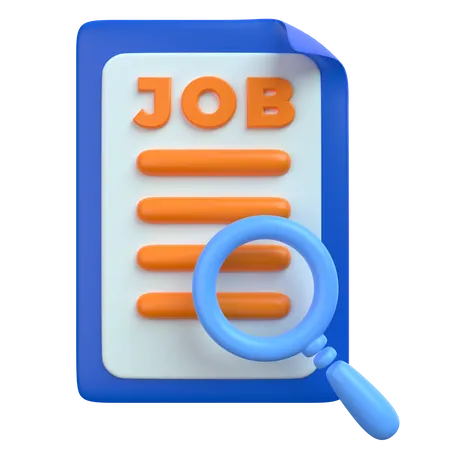 Job Search  3D Icon