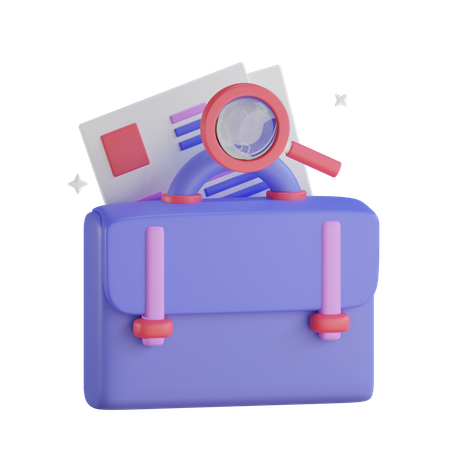 Job Search  3D Icon