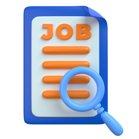 Job Search  3D Icon