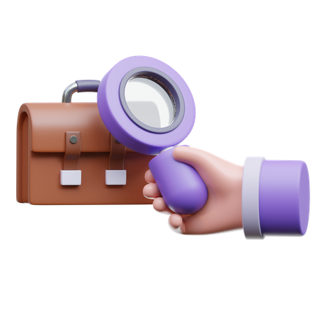 Job Search  3D Icon