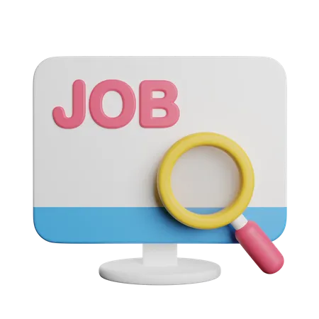 Job Search  3D Icon