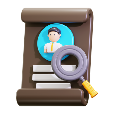 Job seeker  3D Icon