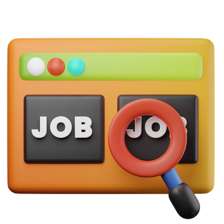 Job Seeking 3D Icon
