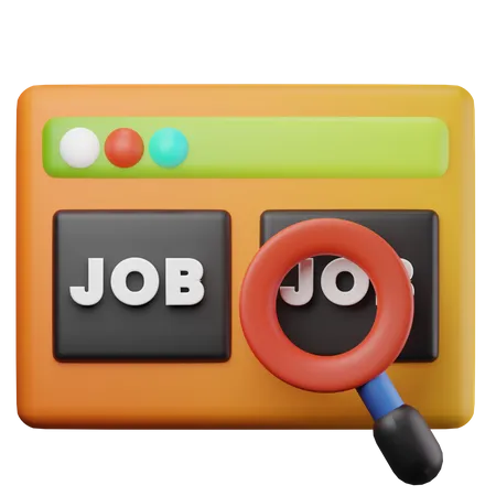 Job Seeking 3D Icon