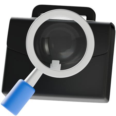 Job Seeking Up  3D Icon