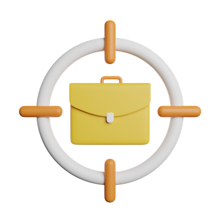 Job Target  3D Icon