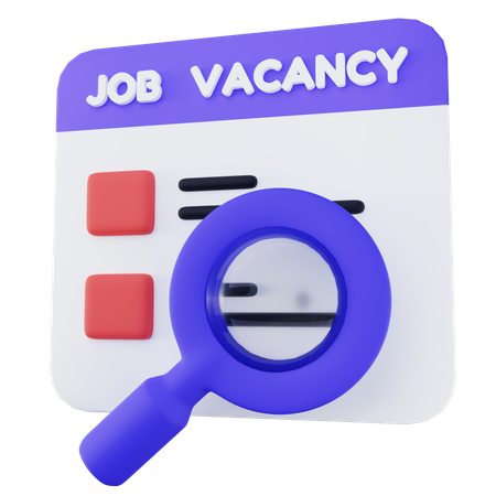 Job Vacancy  3D Icon