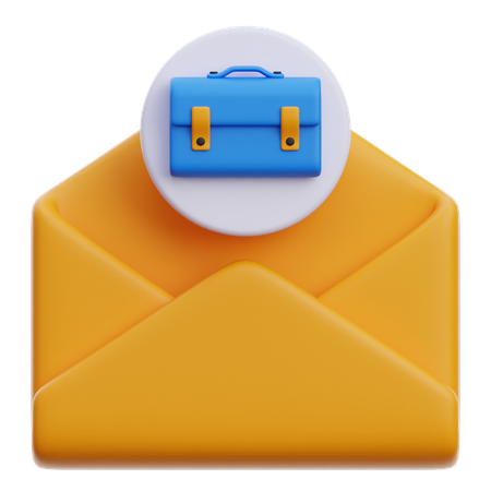 Job Vacancy Email  3D Icon