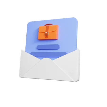 Jobsmail  3D Icon