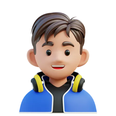 Jogador  3D Icon