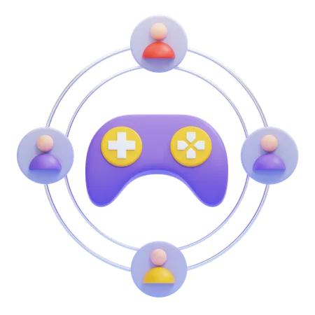 Jogador  3D Icon