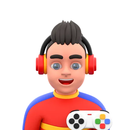 Jogador  3D Icon