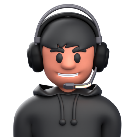 Jogador  3D Icon