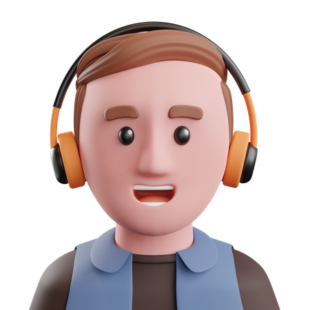 Jogador  3D Icon