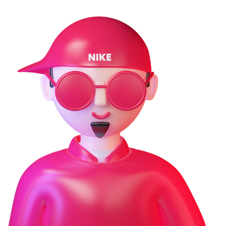 Jogador  3D Icon