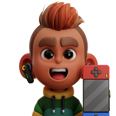 Jogador  3D Icon