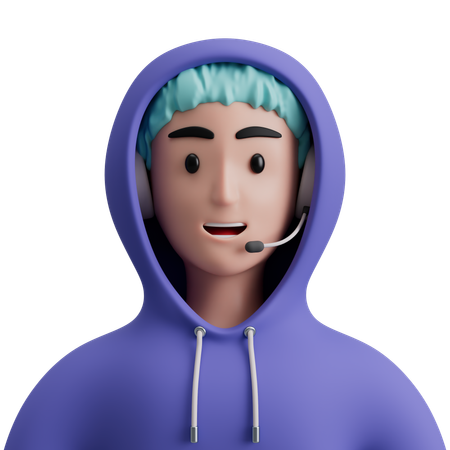 Jogador  3D Icon