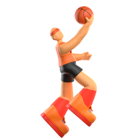 Jogador de basquete  3D Icon