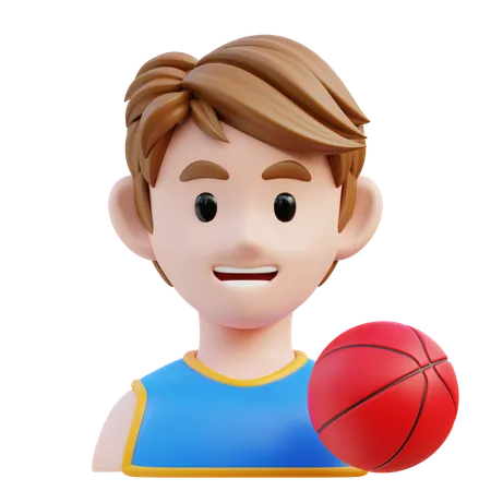 Jogador de basquete  3D Icon