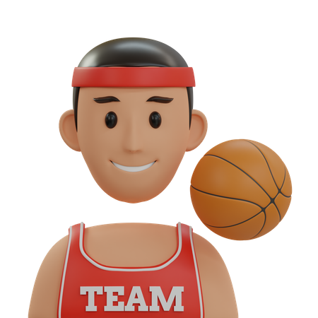 Jogador de basquete  3D Icon