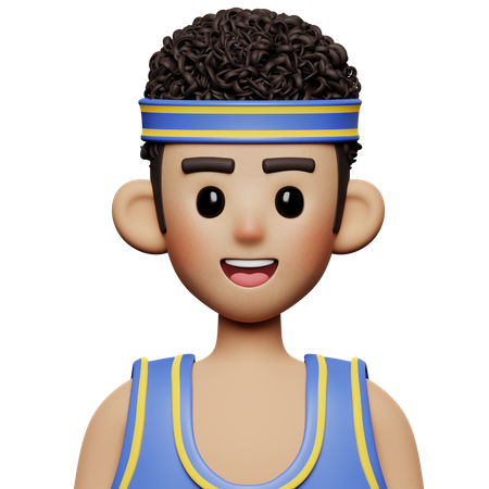 Jogador de basquete  3D Icon