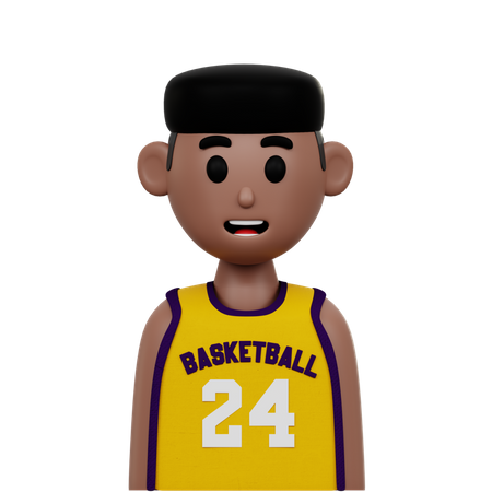 Jogador de basquete masculino  3D Icon