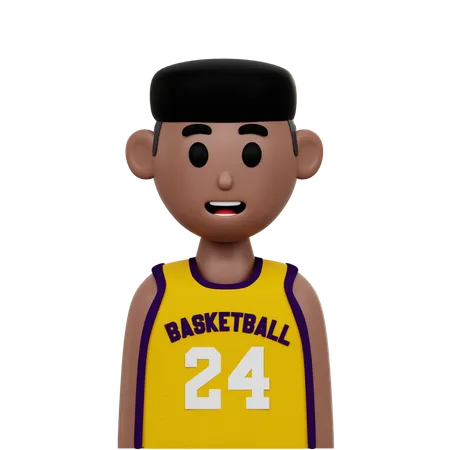 Jogador de basquete masculino  3D Icon