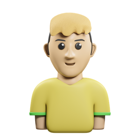 Jogador de futebol  3D Icon